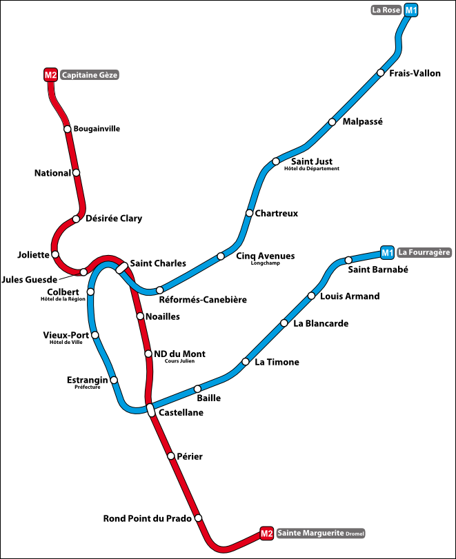plan du métro